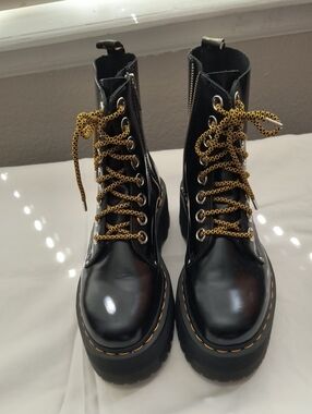 Dr Martens Black Platform Boots